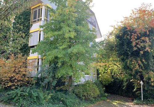 Höhe des Nachbargebäude