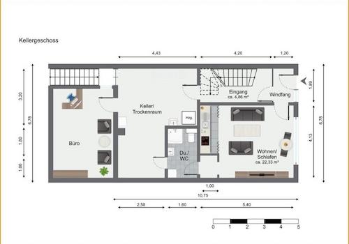 Grundriss Untergeschoss