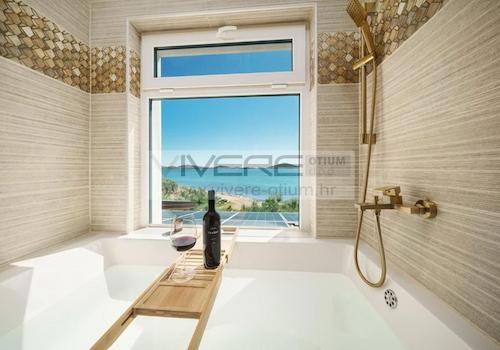 Blick aus der Badewanne