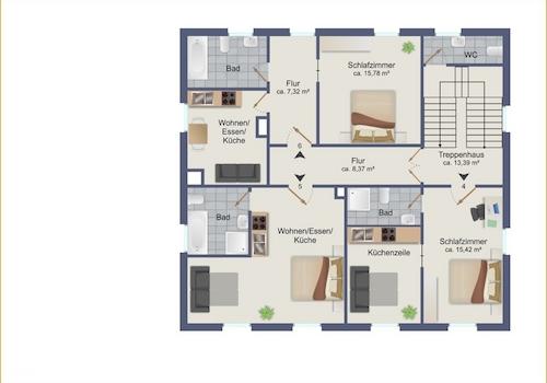 Apartments Obergeschoss