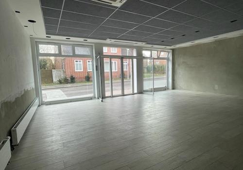 Verkaufsfläche Fensterfront