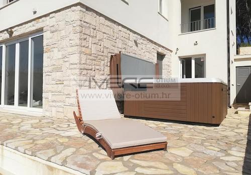 Terrasse im Souterrain