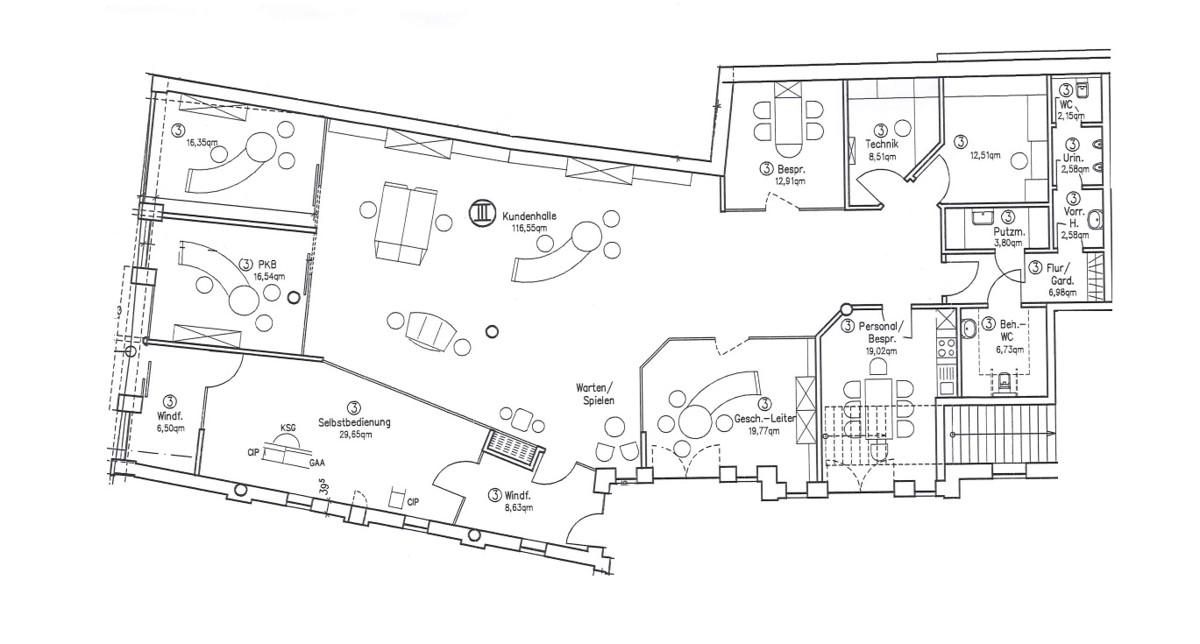 ehemaliger Grundriss