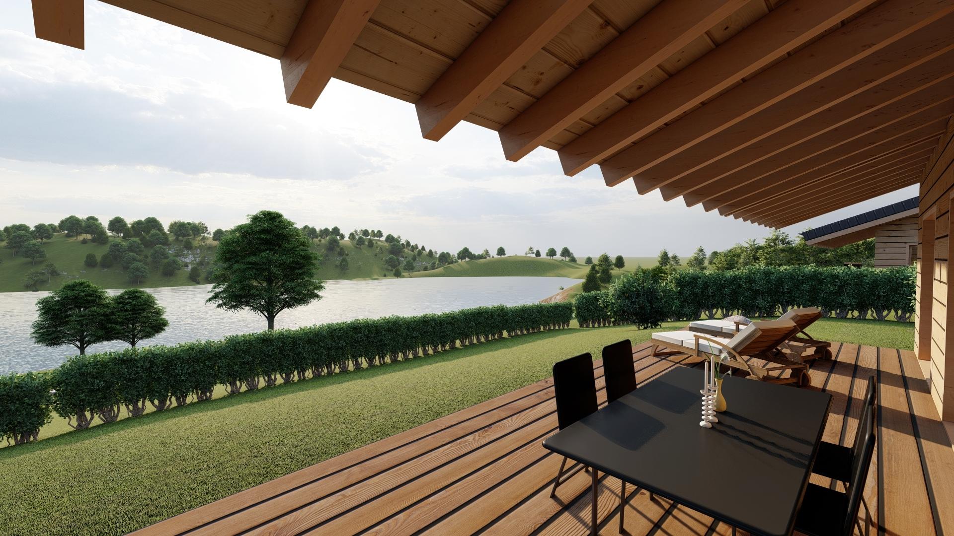 Terrasse mit Seeblick