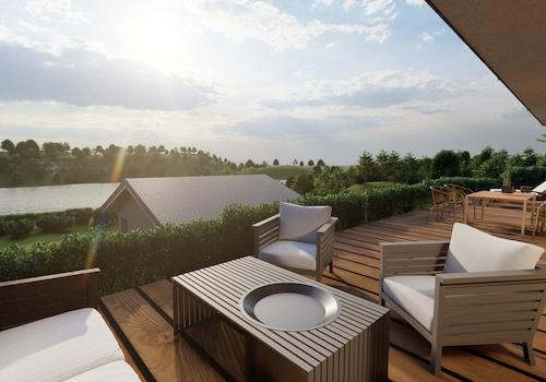 Terrasse mit Seeblick