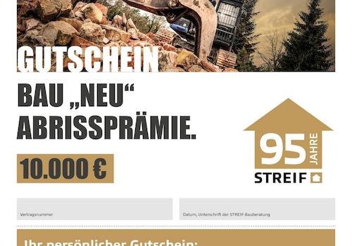 Gutschein Jubi-Spezial -Abrisspraemie