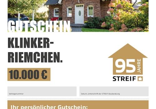 Gutschein Jubi-Spezial -Klinkerriemchen