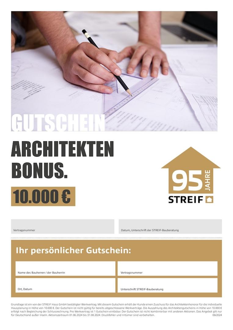 Gutschein Jubi-Spezial -Architekten-Bonus