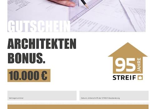 Gutschein Jubi-Spezial -Architekten-Bonus