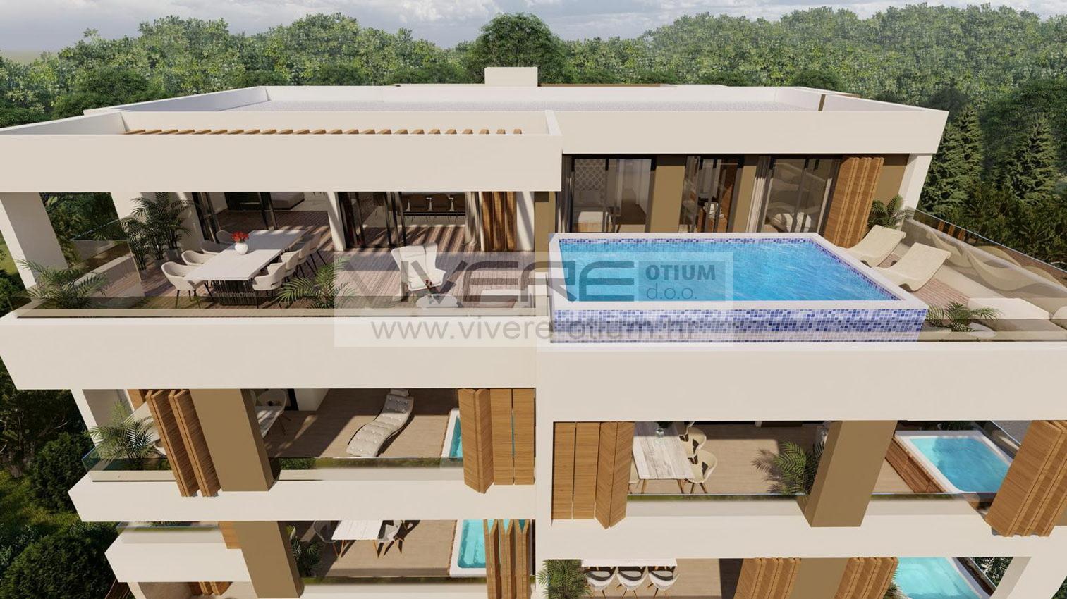 Dachterrasse mit Pool