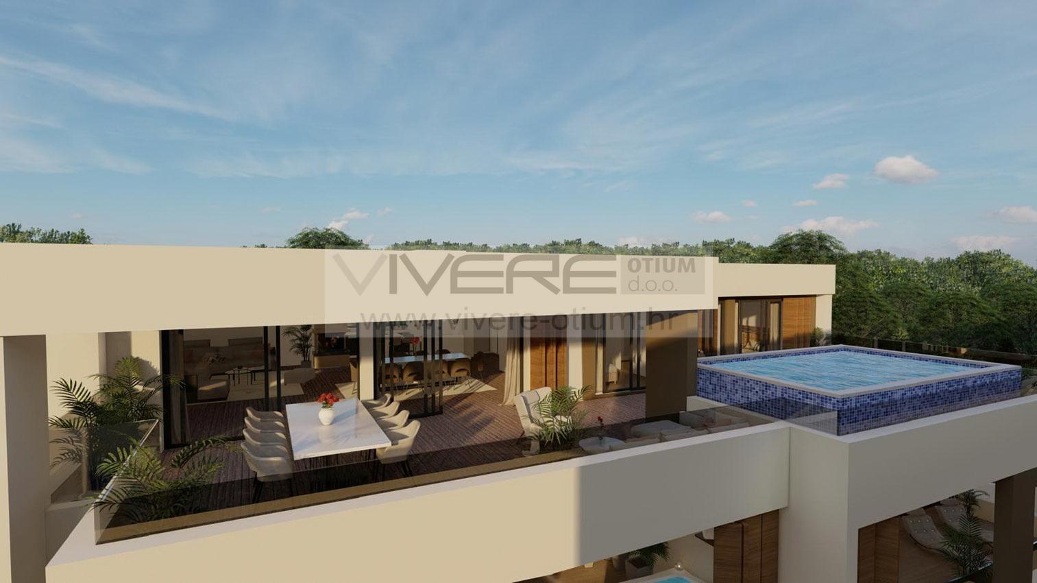 Terrasse der Penthouse