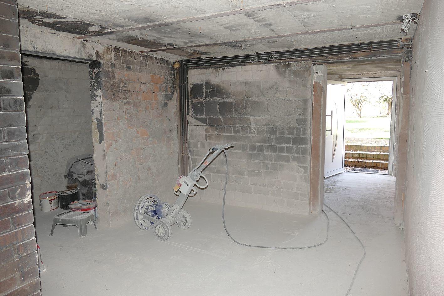 Eingangsbereich Wohnung Rohbau