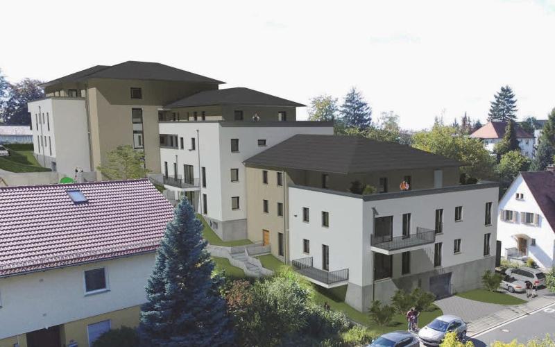 Außenansicht der Wohnanlage