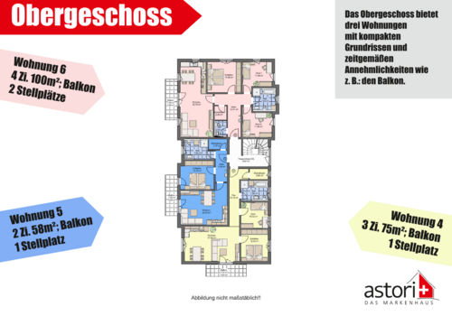 Obergeschoss Übersicht