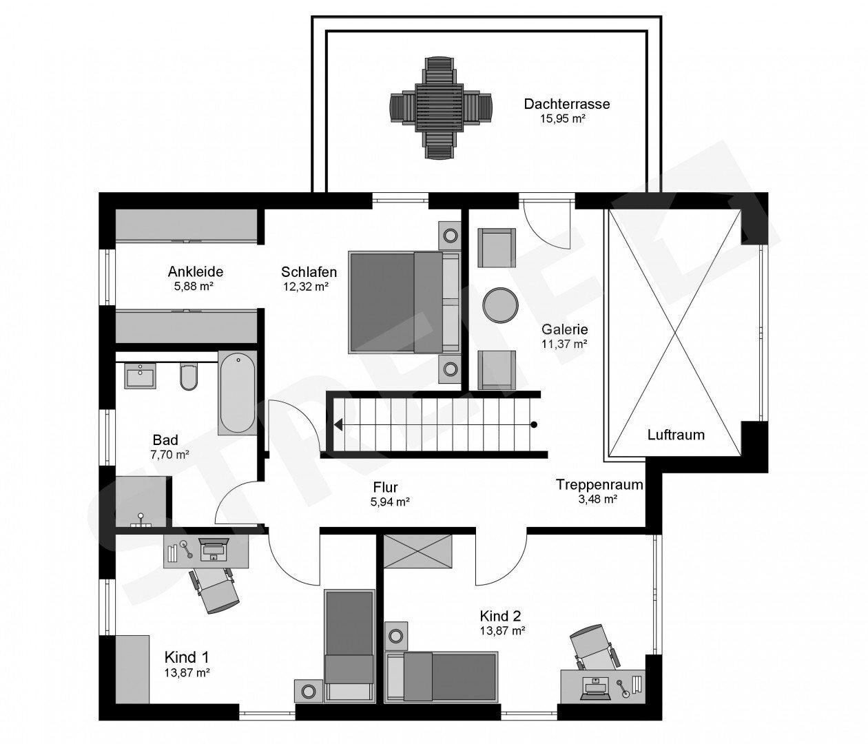 OG Grundriss - Beispiel