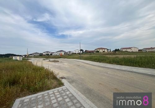 Die Erschließung ist bereits in der Fertigstellung