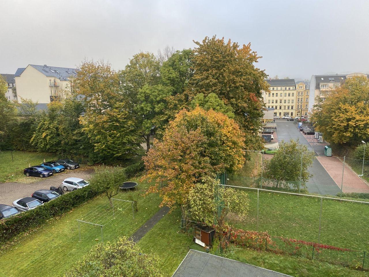Ausblick vom Balkon