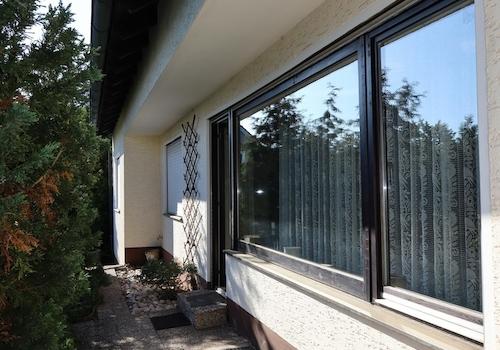 Außenansicht Wohnzimmer 