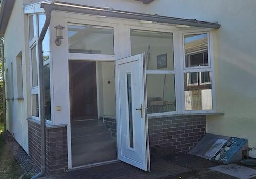 Eingang und Wintergarten