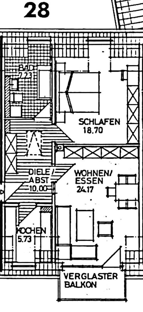 Grundriss WE 28