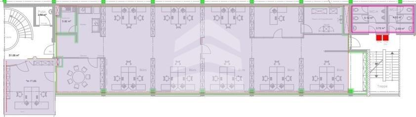 Grundriss 2. OG mitte