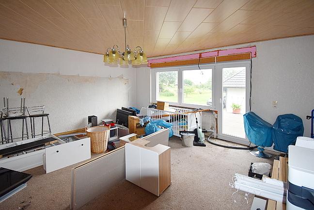 ...vom Wohnzimmer bequem zur Terrasse