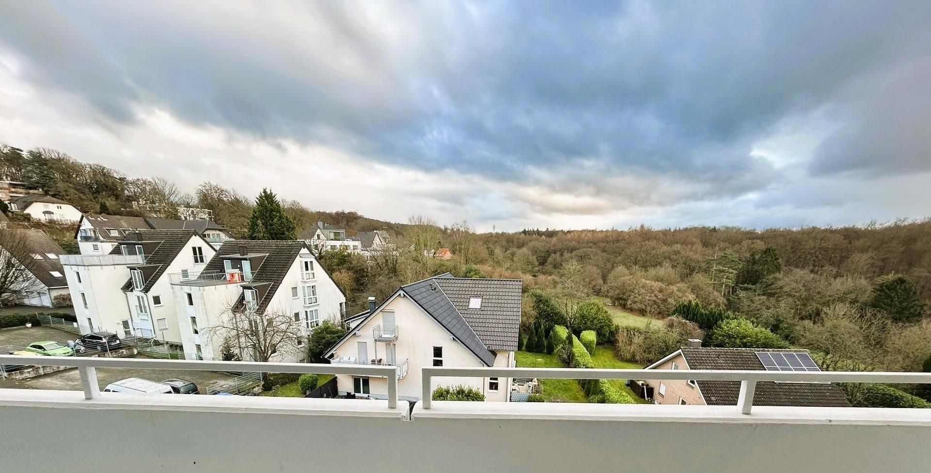 Aussicht vom Balkon