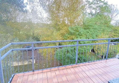 Unverbaute Aussicht ins Grüne