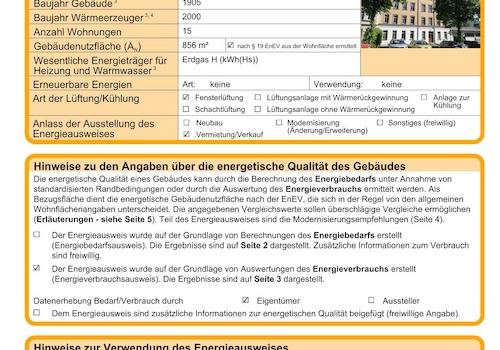 Energieausweis