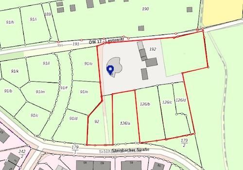 Flurkarte Steinbacher Str.56