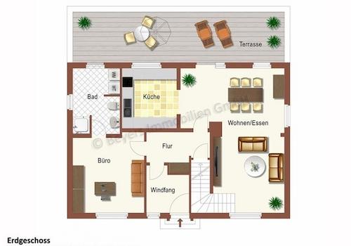 Aufteilung Erdgeschoss