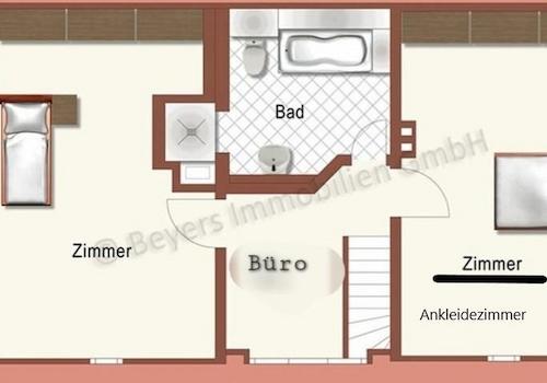 Aufteilung Obergeschoss