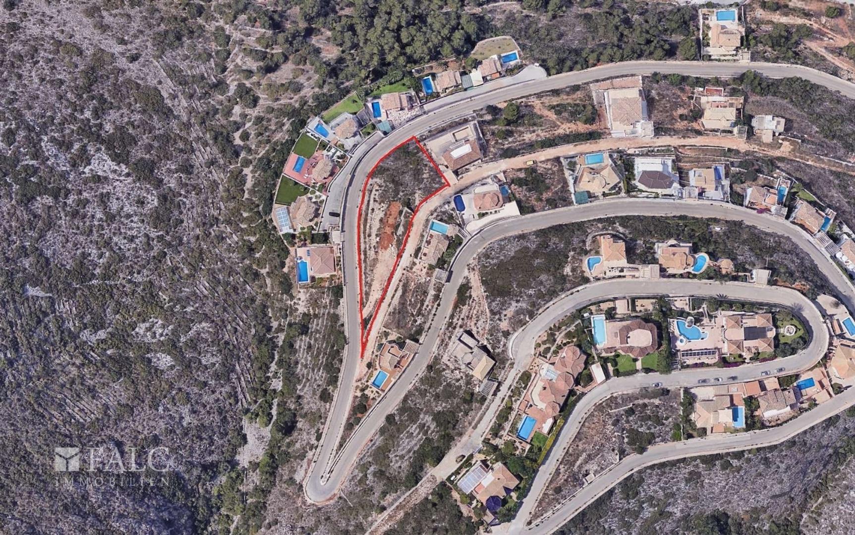 Lagplan Markierung Grundstück