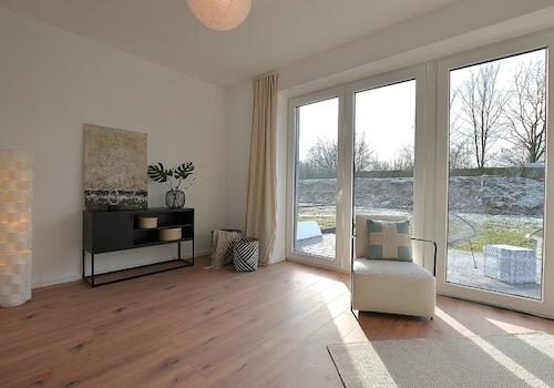 Wohnzimmer - Blick auf die Natur