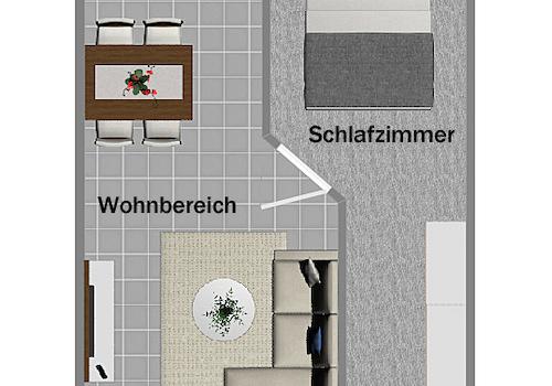 Grundriss (nicht maßstabsgetreu)