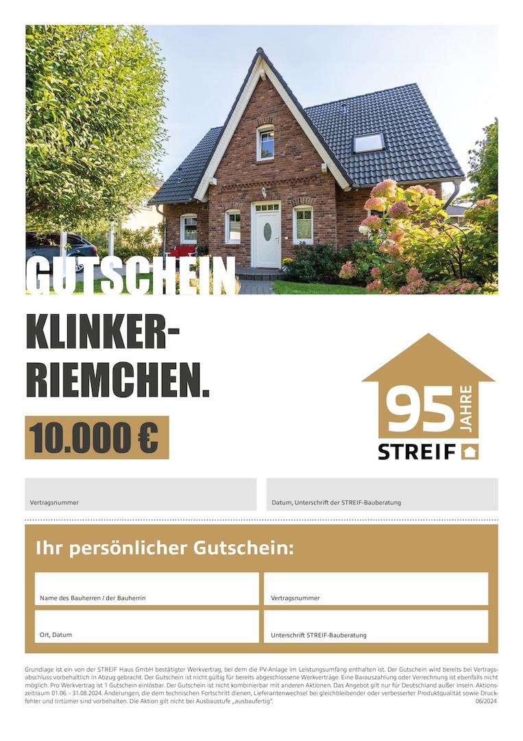 Gutschein Jubi-Spezial -Klinkerriemchen