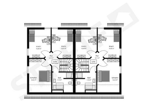 Grundriss Dachgeschoss
