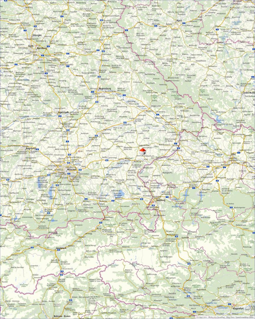 Geolyzer Kartenausschnitt