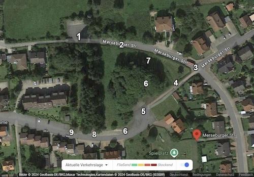 maps-mit-Nummern für virtuellen Rundgang