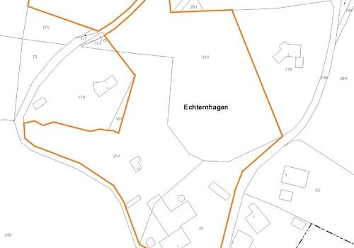 Flurkarte incl. der Nachbargr.