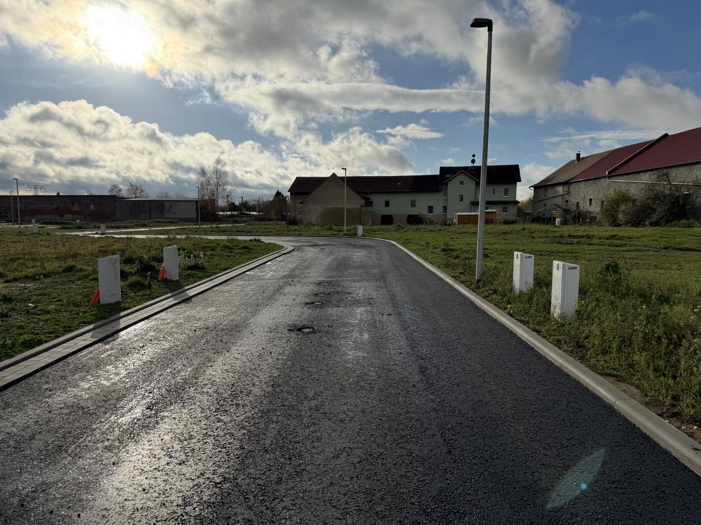 alle Grundstücksanschlüsse hergestellt
