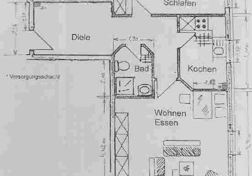 Plan der Wohnung