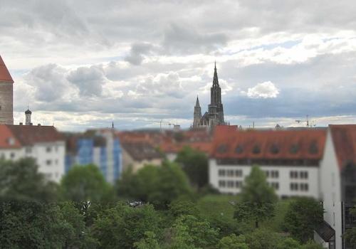 Blick vom Wohnzimmer