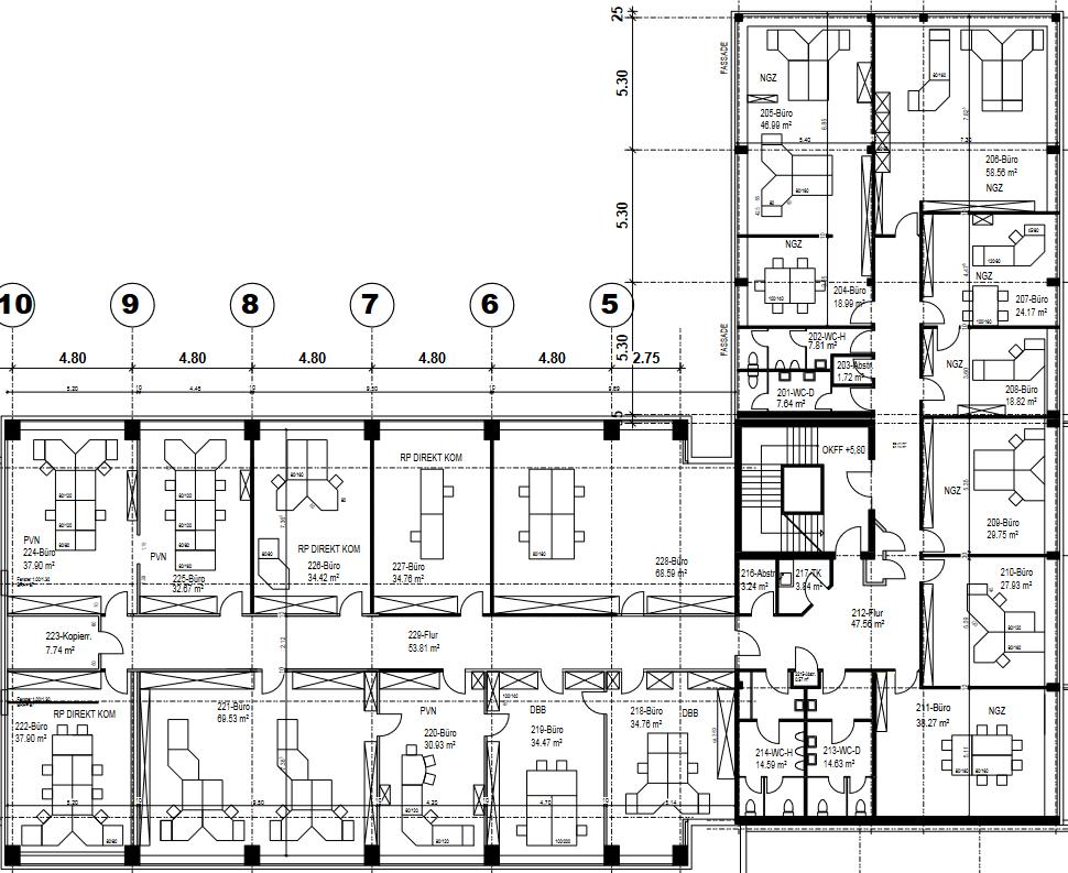 Grundriss 2.Obergeschoss 