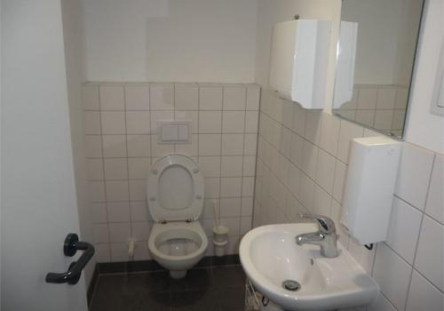 WC in der Halle
