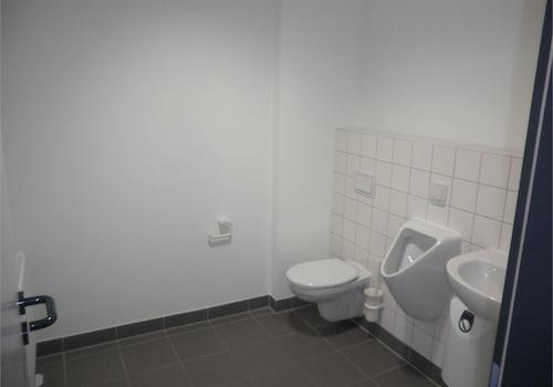Herr WC im Büro