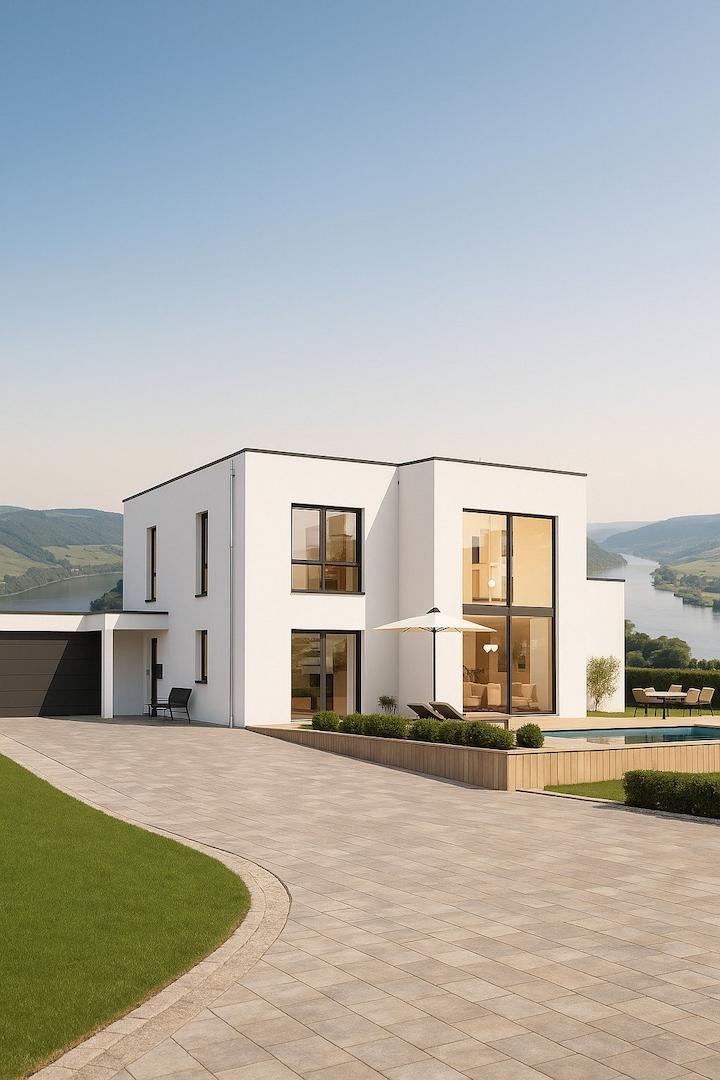 Villa mit Rheinnblick