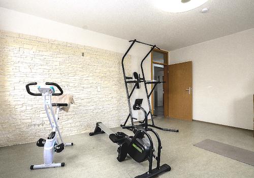 Eine weitere Ansicht auf das zweite großzügige Schlafzimmer