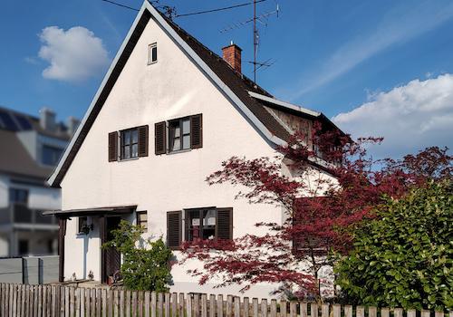 Das Haus in Süd-West-Ansicht