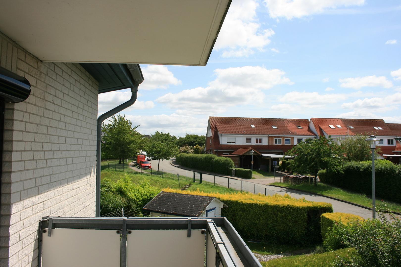 Blick vom Balkon